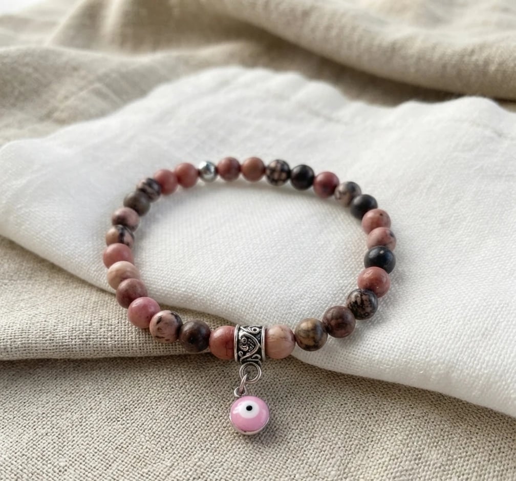 Pulsera Rodonita 6mm